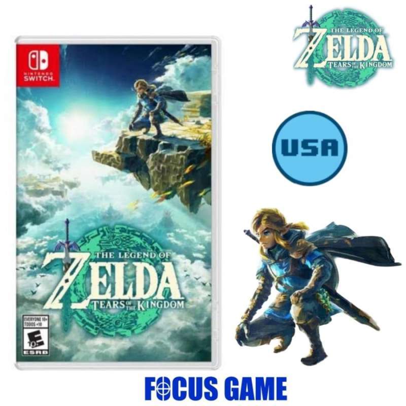 Jual Zelda Tears Of The Kingdom Switch Nintendo Lite V2 Oled Tear CD Game di Seller Focus Game