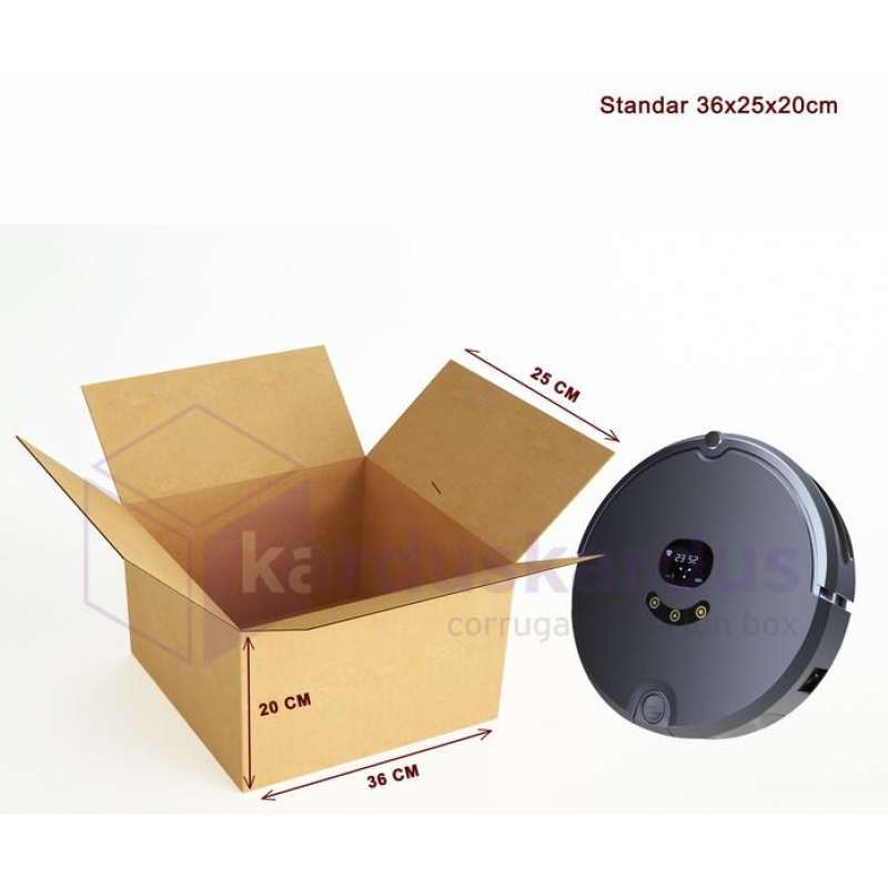 Jual KARDUS BOX KARTON PACKING 36 X 25 X 20 POLOS BARU Di jual-kardus-box-karton-packing-36-x-25-x-20-polos-baru-di