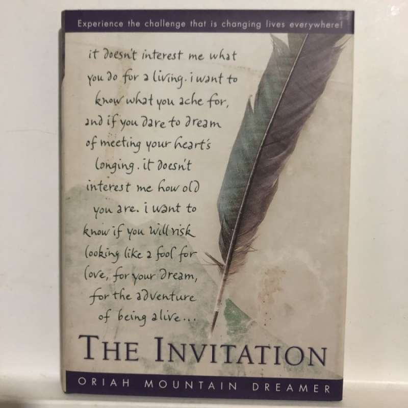 Jual The Invitation - Oriah Mountain Dreamer Di Seller Bane Store ...