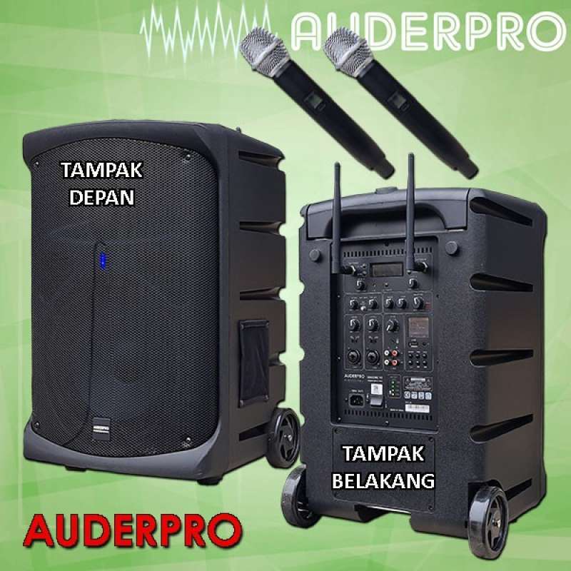 Jual SPEAKER PORTABLE WIRELESS AMPLIFIER AUDERPRO ENCORE 10 ORIGINAL