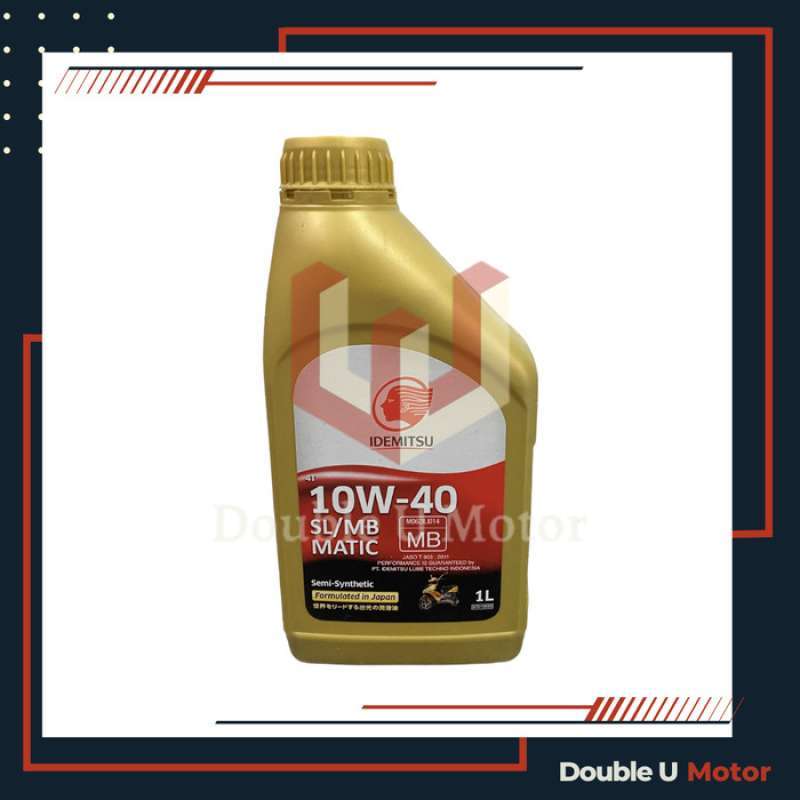 Jual Idemitsu Matic 10w40 4t 1liter/oli Mesin Motor Metik 10w 40 1 ...