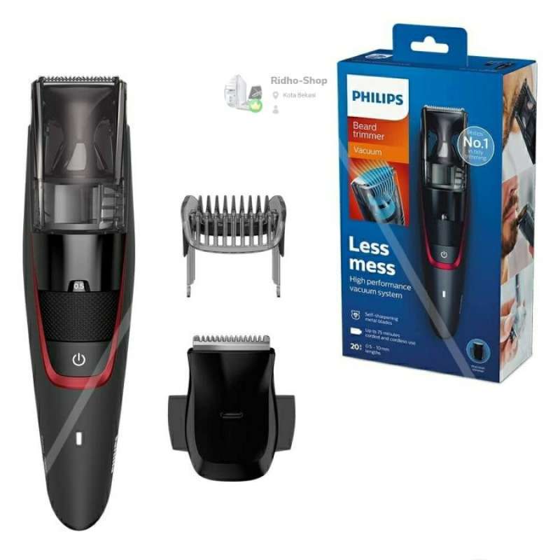 Promo Philips Series 7000 Beard and Stubble Less Mess Vacuum Trimmer