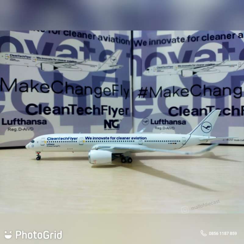 Jual Lufthansa Airbus A350-900 D-AIVD Clean Tech Flyer NG Model 1:400 ...