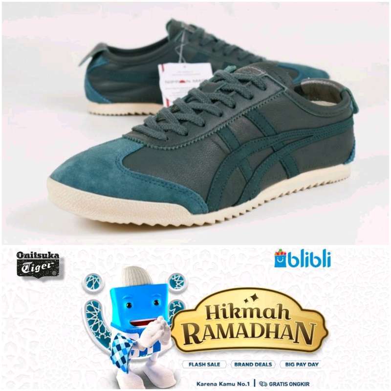 onitsuka tiger hijau