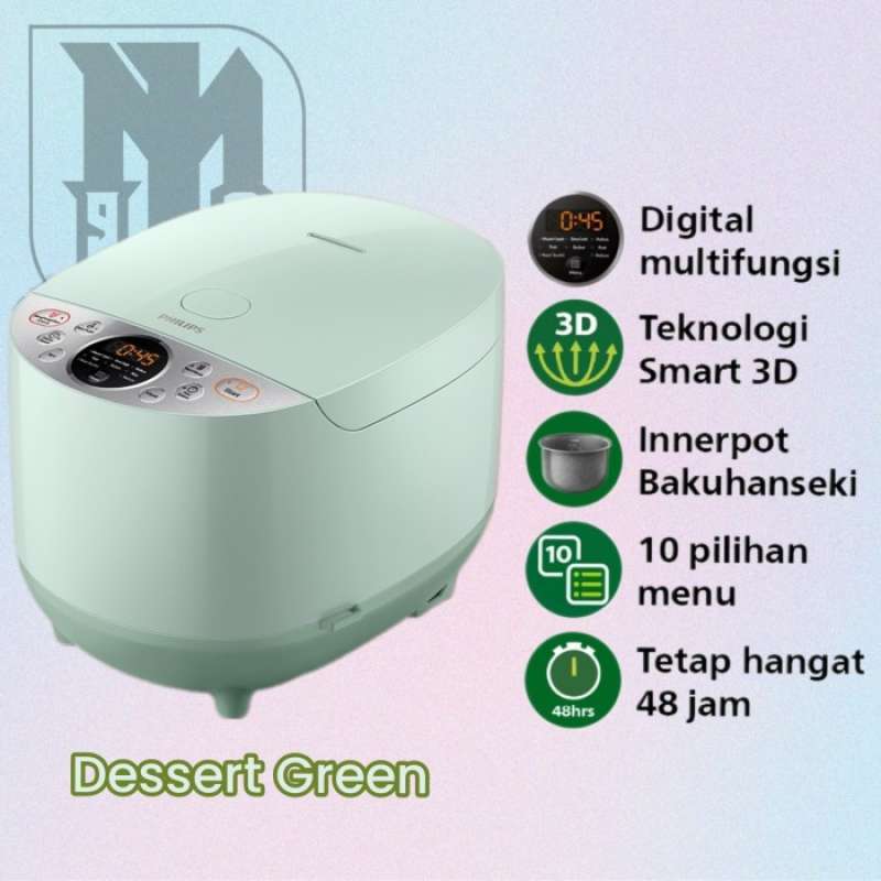 Promo Philips Digital Rice Cooker 18l Hd4515 Putih Diskon 9 Di