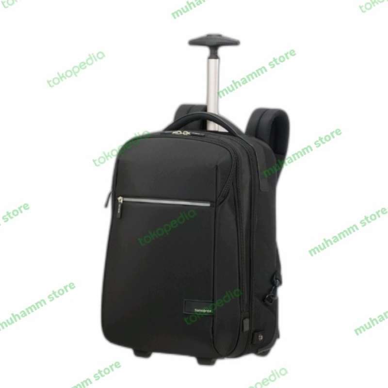 Jual Samsonite Litepoint Trolley Laptop Backpack 17,3 inch Black di