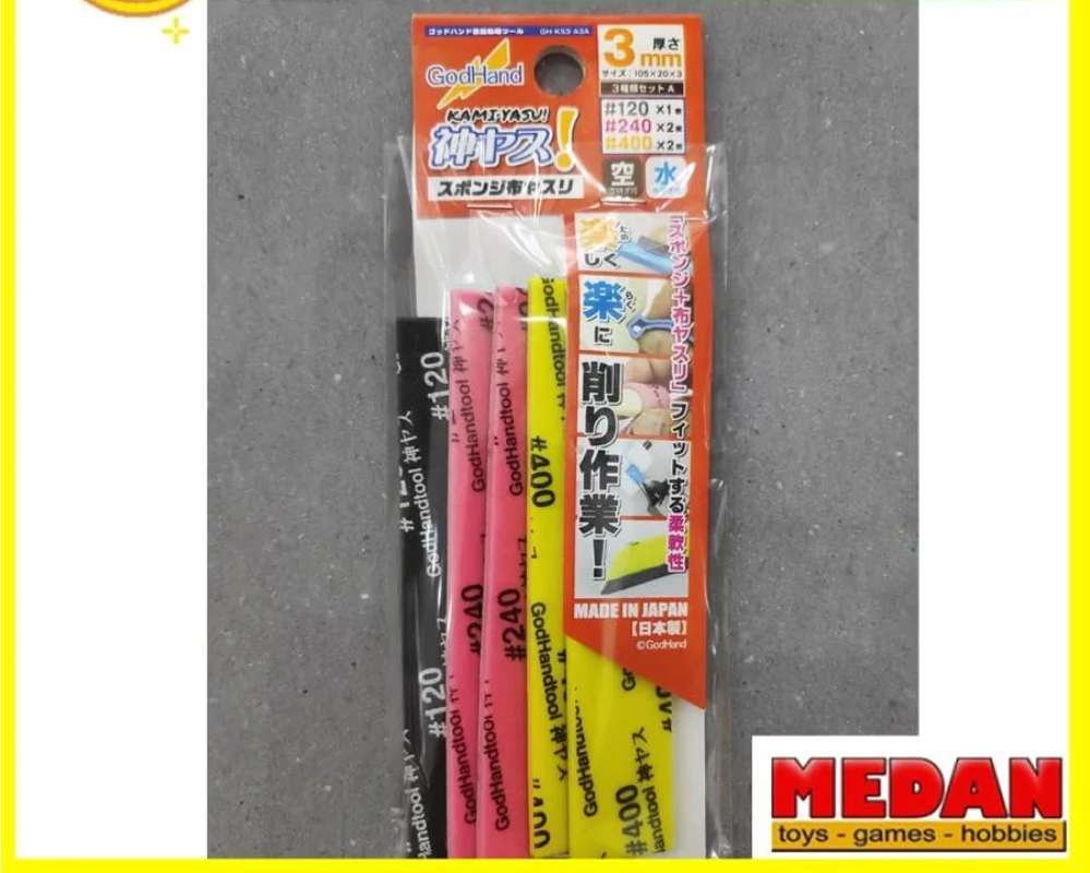 Jual God Hand Gh Ks3 A3a Sanding Sponge Amplas Gundam Gunpla Tool 3mm