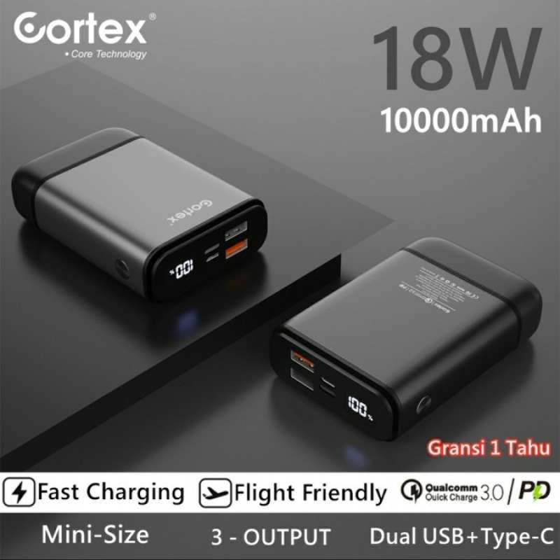 Cortex Fast Ingwe Promo Power Bank Cortex 10000mAh 18W Super Fast Charging mini Powerbank ...
