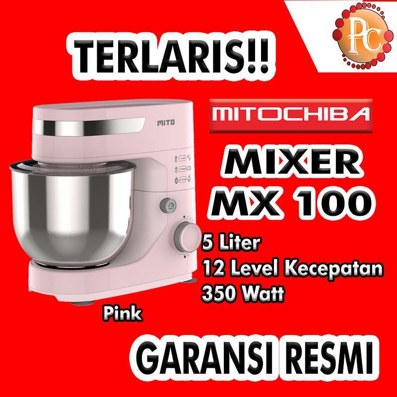 Jual Mixer Mito Mx100 Standing Mixer Mx100 5 Liter 5L PINK di Seller