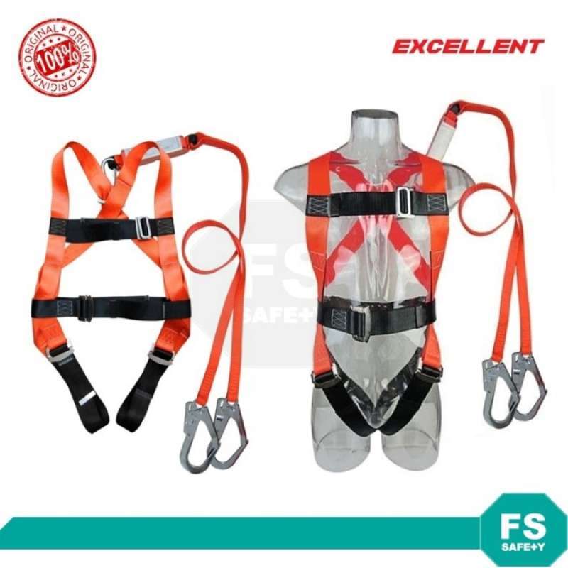 Jual Full Body Harness Double Hook Besar Dengan Shock Absorber Di Seller Vexana Jaya Abadi