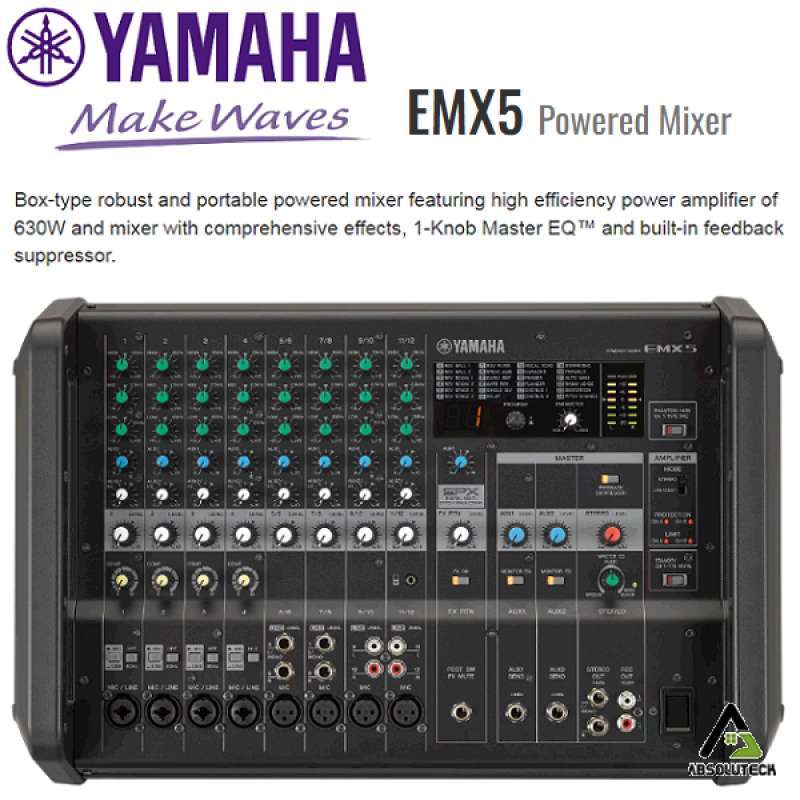 Jual Yamaha Emx5 Powered Mixer Di Seller Absoluteck Pinangsia, Kota