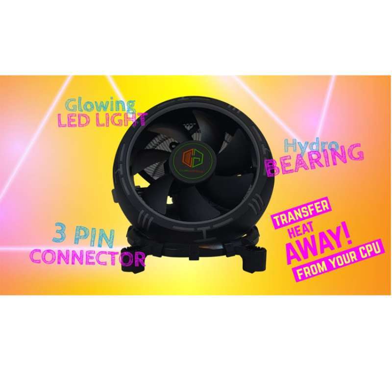 Auto Rgb Fan Jual Cube Gaming Blowing - Auto Rgb Fan - Gaming Cooler - Support Lga ...