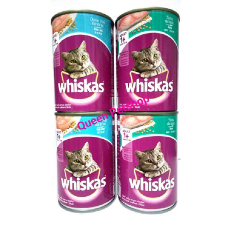 Jual Whiskas Kaleng Makanan kucing whiskas basah adult 400gr di