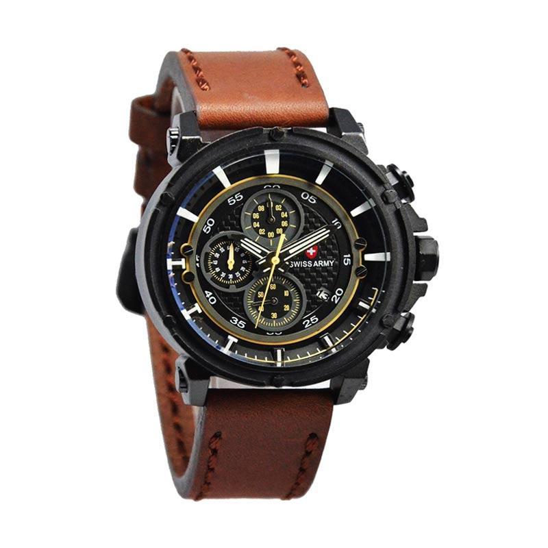 Harga Swiss Army Crono Time - Jam Tangan Pria - Stainless 