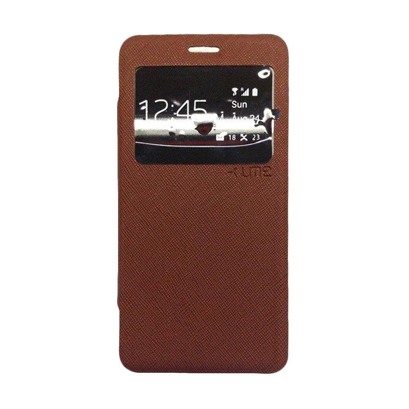 Ume Samsung J7 Flip jual ume flip cover casing for samsung j7 prime coklat Ume Samsung J7 Flip jual ume flip cover casing for samsung j7 prime coklat