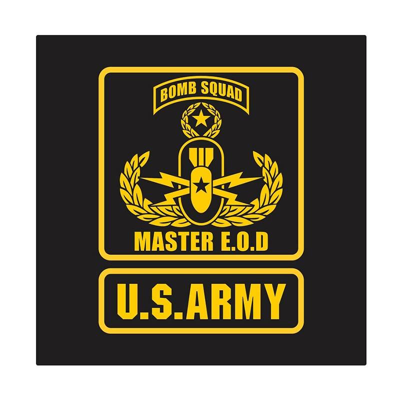 Jual US Army Bomb Squad Master E.O.D C   utting Sticker Murah