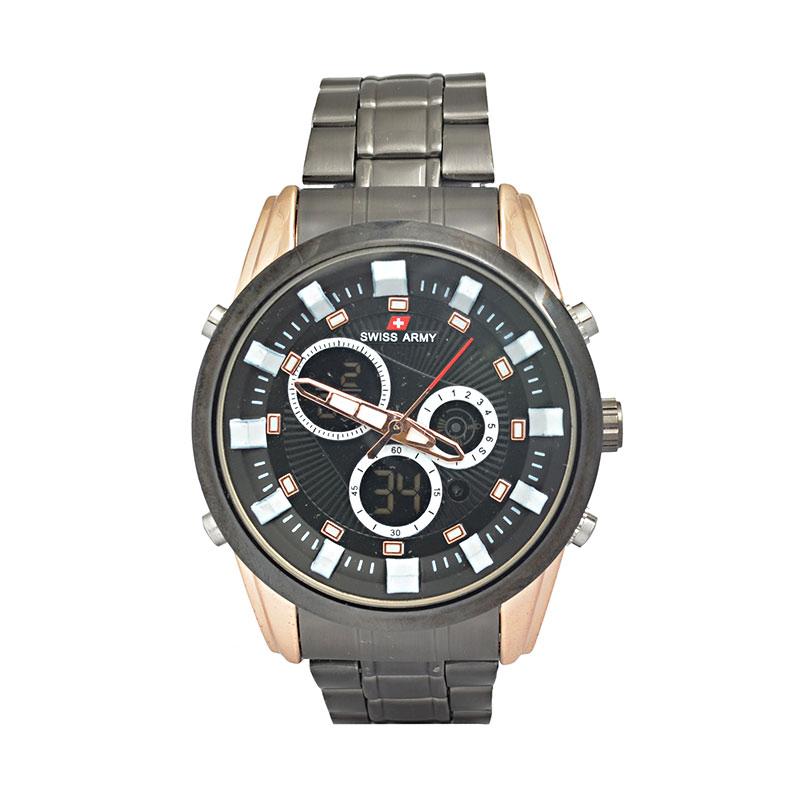 jual swiss army sa012brg jam tangan pria black jual swiss army sa012brg jam tangan pria black