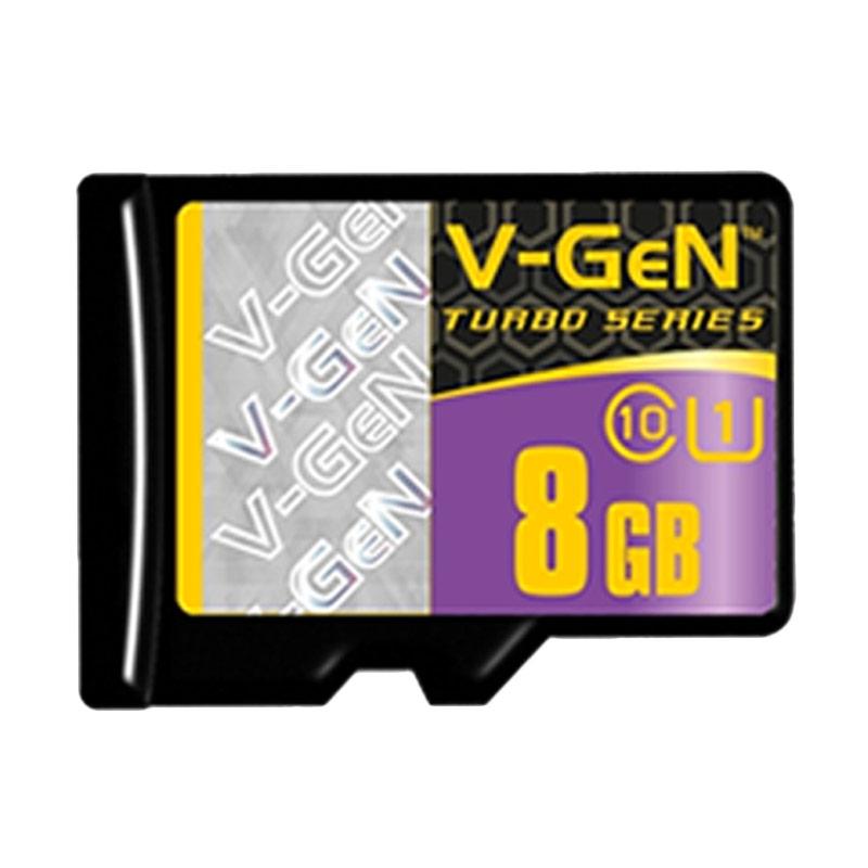 Jual VGEN MicroSD Turbo Class 10 Memory Card [8 GB/Tanpa SD Card
