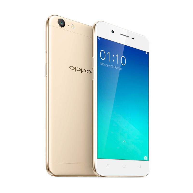 Jual OPPO A37 4G LTE Smartphone - Gold [16 GB/2GB/Garansi