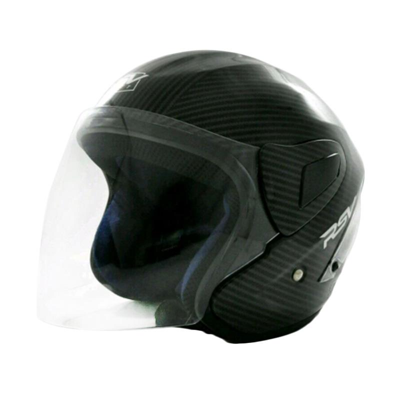 Jual Rsv Windtail Half Face Helm Motor Black Carbon Di Seller Rsv