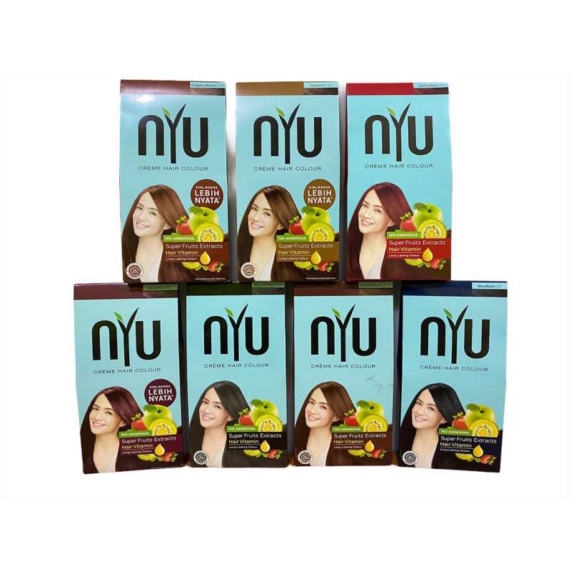 jual nyu creme hair color cat rambut nyu 834 coppery brown di