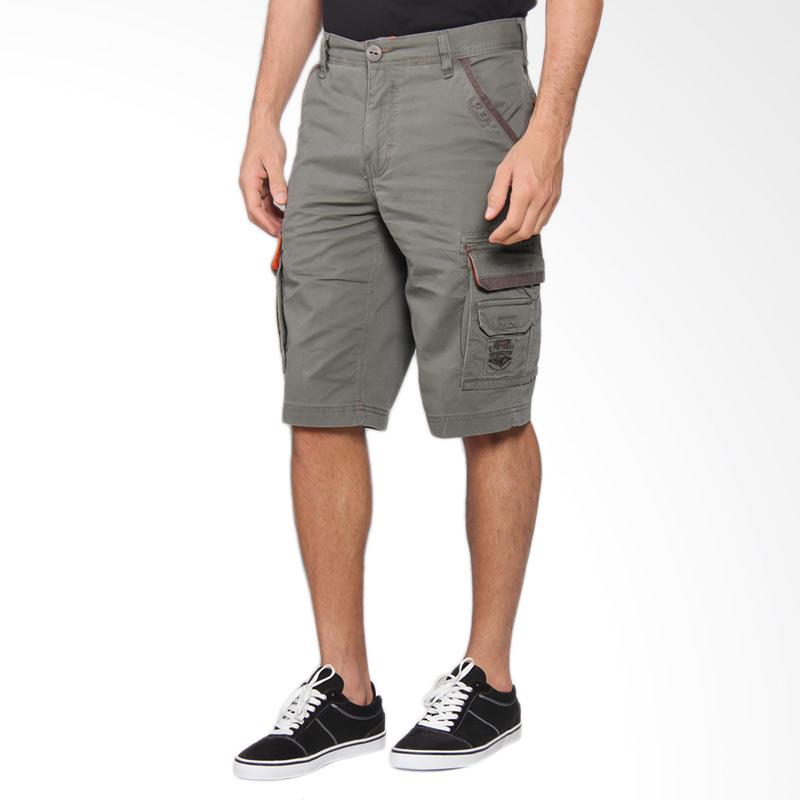 Jual Cardinal Casual Bermuda Cargo 3/4 Celana Pria - Grey EBBX033.04E