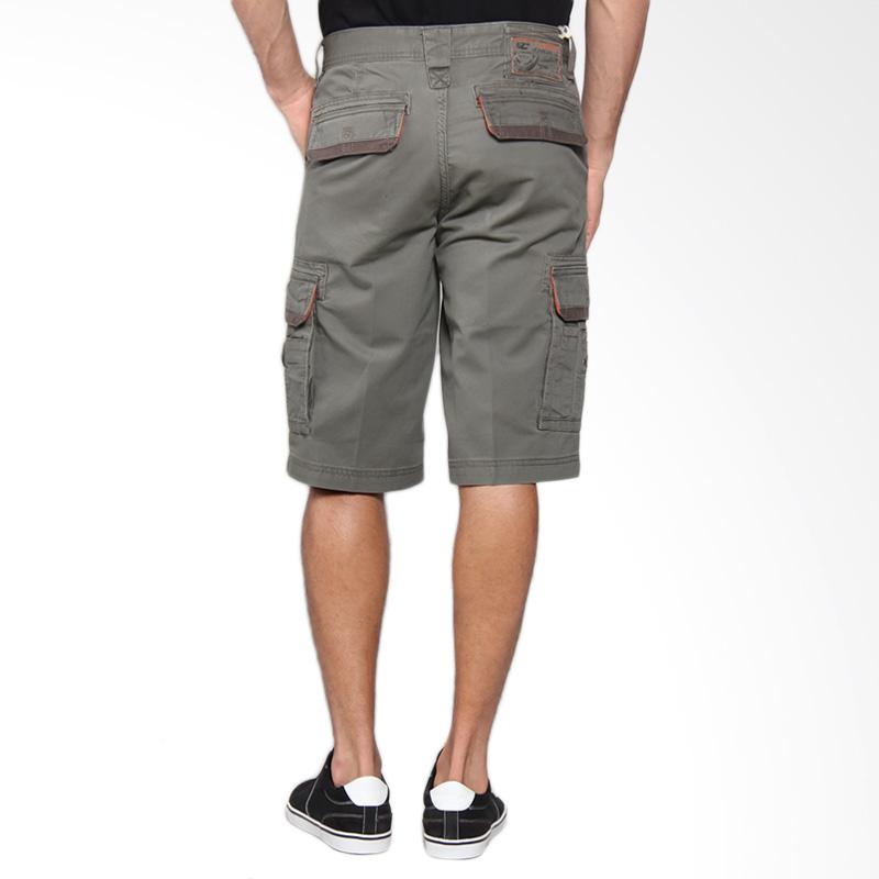 Jual Cardinal Casual Bermuda Cargo 3/4 Celana Pria - Grey EBBX033.04E