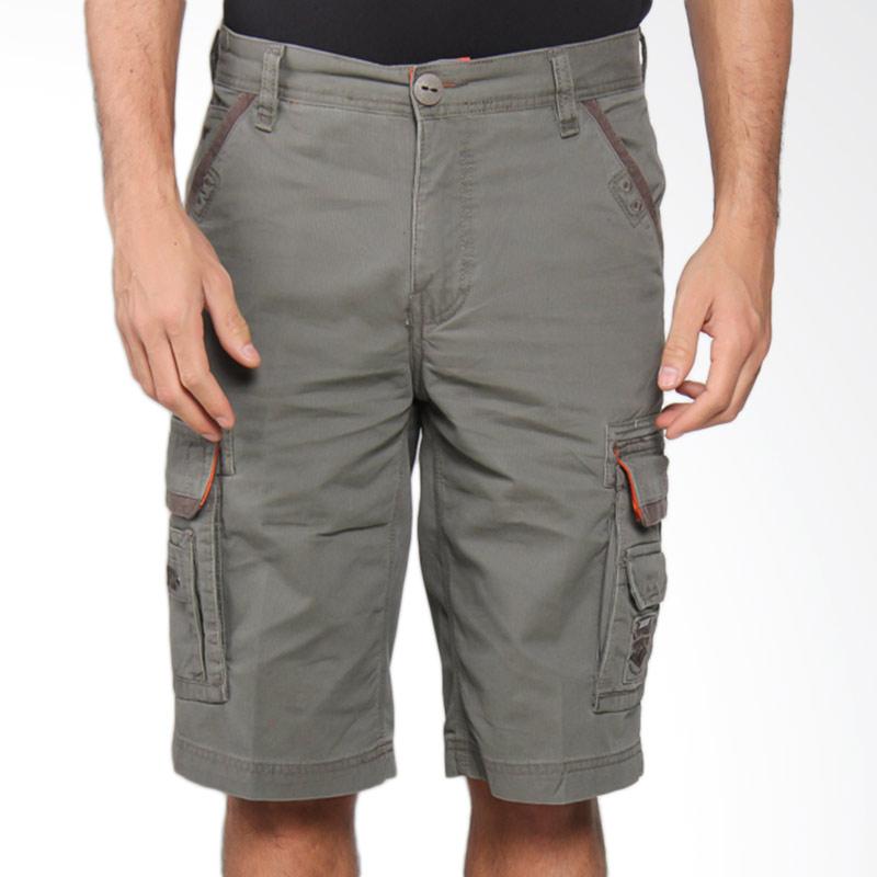 Jual Cardinal Casual Bermuda Cargo 3/4 Celana Pria - Grey EBBX033.04E