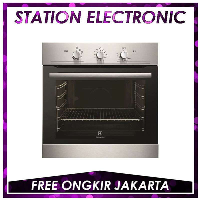 Promo Electrolux EOG1102COX Stainless with LED Display Oven Tanam Gas