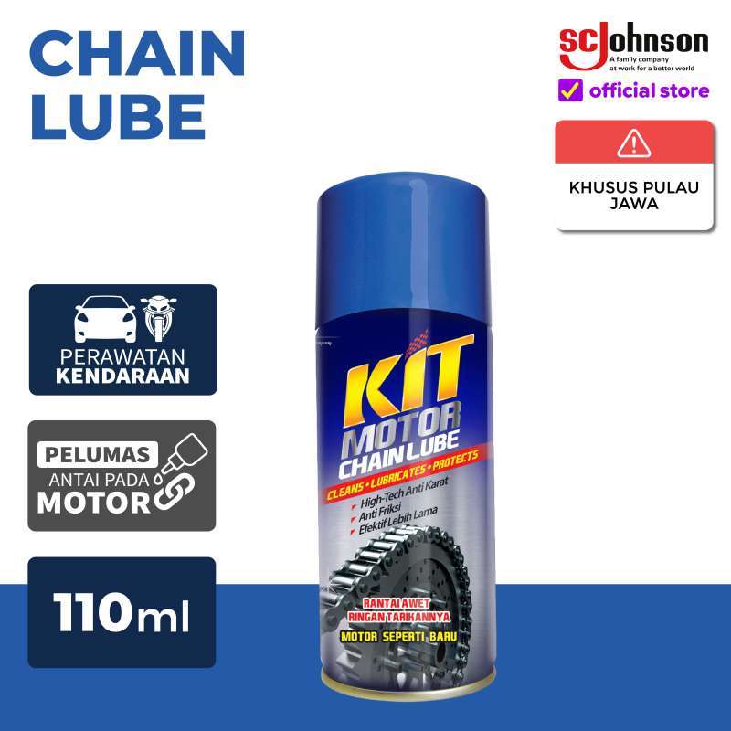 Promo KIT Motor Chain Lube Aerosol [110 mL/Pulau Jawa] Diskon 9 di