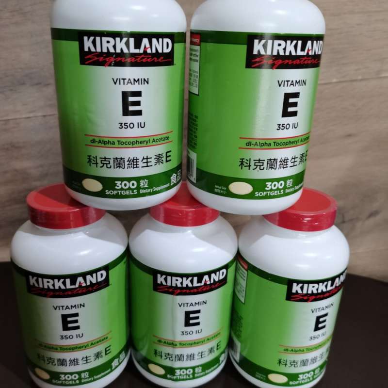 Promo Kirkland Signature Vitamin E 350 IU Suplemen Kesehatan [300