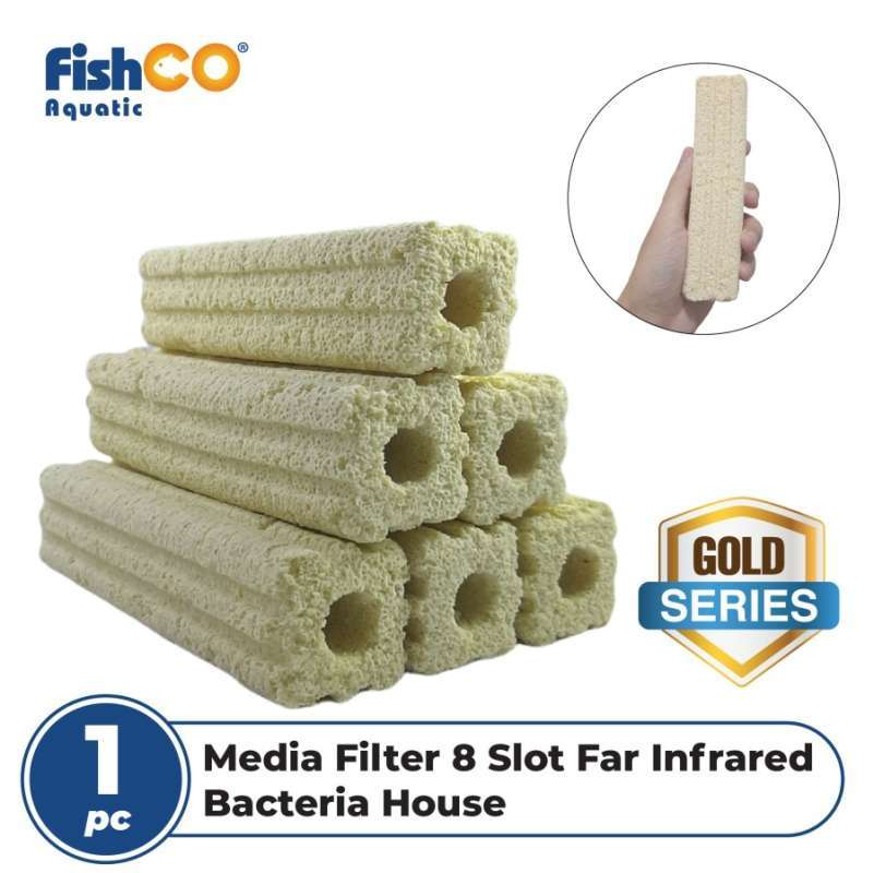 Jual Media Filter Aquarium Rumah Bakteri 8 Slot Far Infrared Bacteria