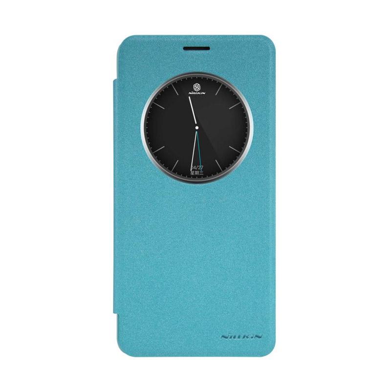 jual nillkin sparkle leather casing for samsung galaxy a9 pro 2016 or a9100 blue jual nillkin sparkle leather casing for samsung galaxy a9 pro 2016 or a9100 blue