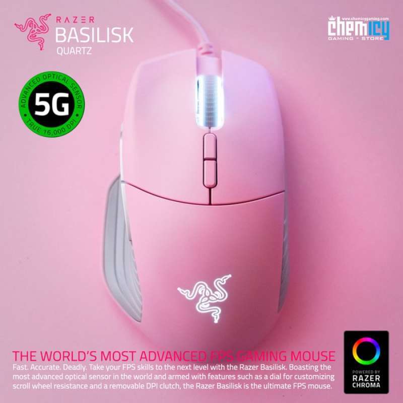 Jual Razer Basilisk Quartz Edition Gaming Mouse di Seller GOOD GAMING SHOP Kota Jakarta