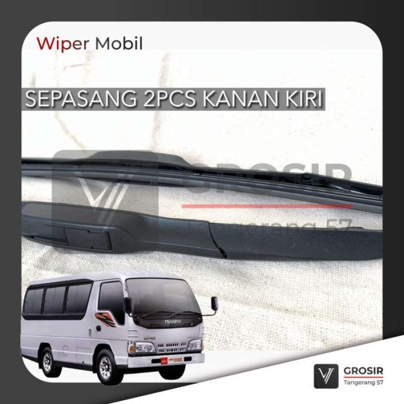 Promo WIPER MOBIL ISUZU ELF HYBRID BLADE / WIPER ELF HYBRID 2 PCS Diskon 51 di Seller Harald