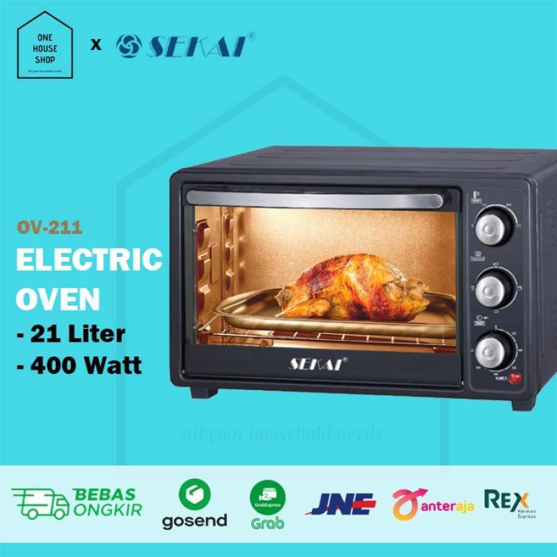 Jual Electric Oven Rotisserie Hemat Listrik Sekai 21 Liter Low Watt OV211 di Seller Yasmin