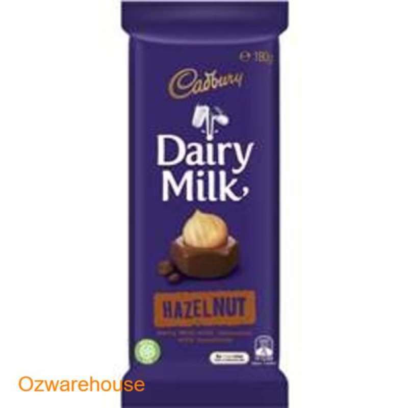 Jual Cadbury Dairy Milk Hazelnut 180g di Seller Ozwarehouse Australia Blibli