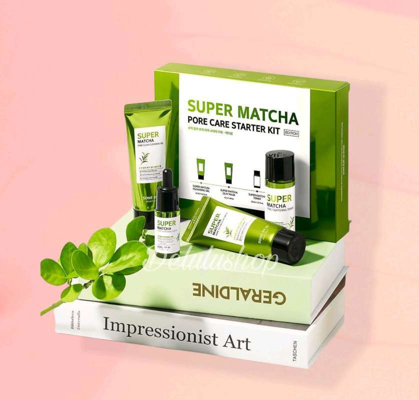 Promo SOME BY MI SUPER MATCHA PORE CARE STARTER KIT Diskon 26 di