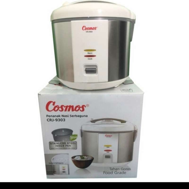 Jual Cosmos CRJ9303 Rice Cooker Stainless Steel Inner Pan di Seller
