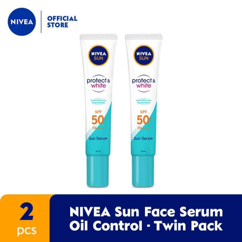 Promo NIVEA Sun Face Serum Oil Control Twin Pack Diskon 18 di Seller