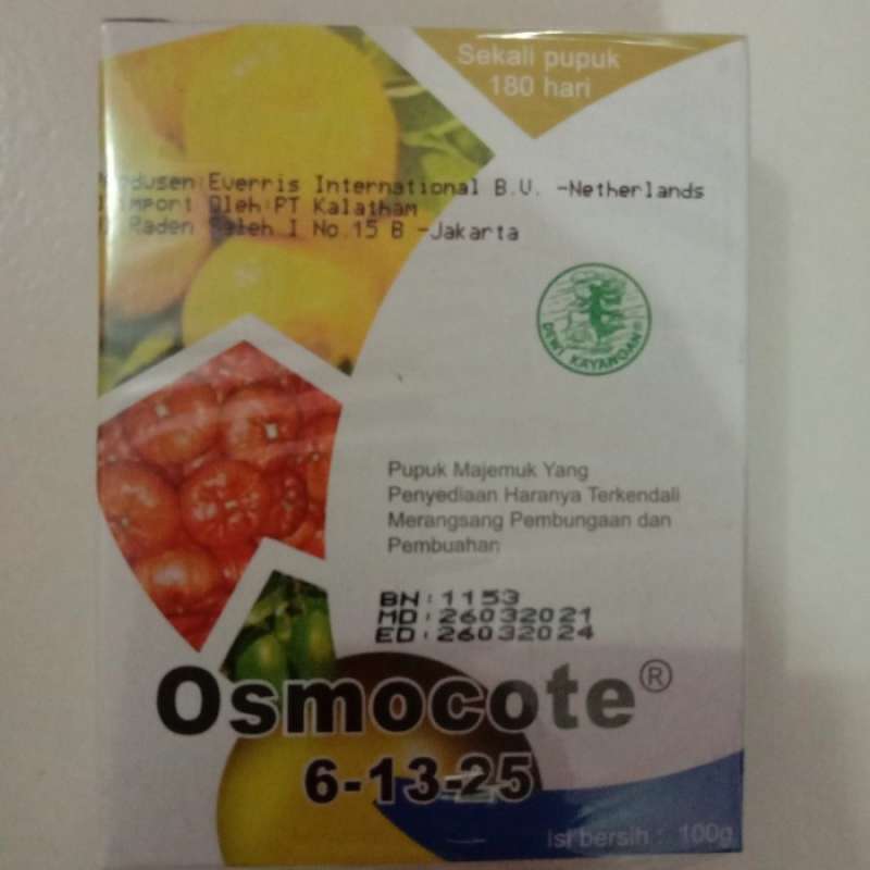 Jual Pupuk Dekastar Osmocote Bunga Buah 6 13 25 Tanaman Hias 100gr Di