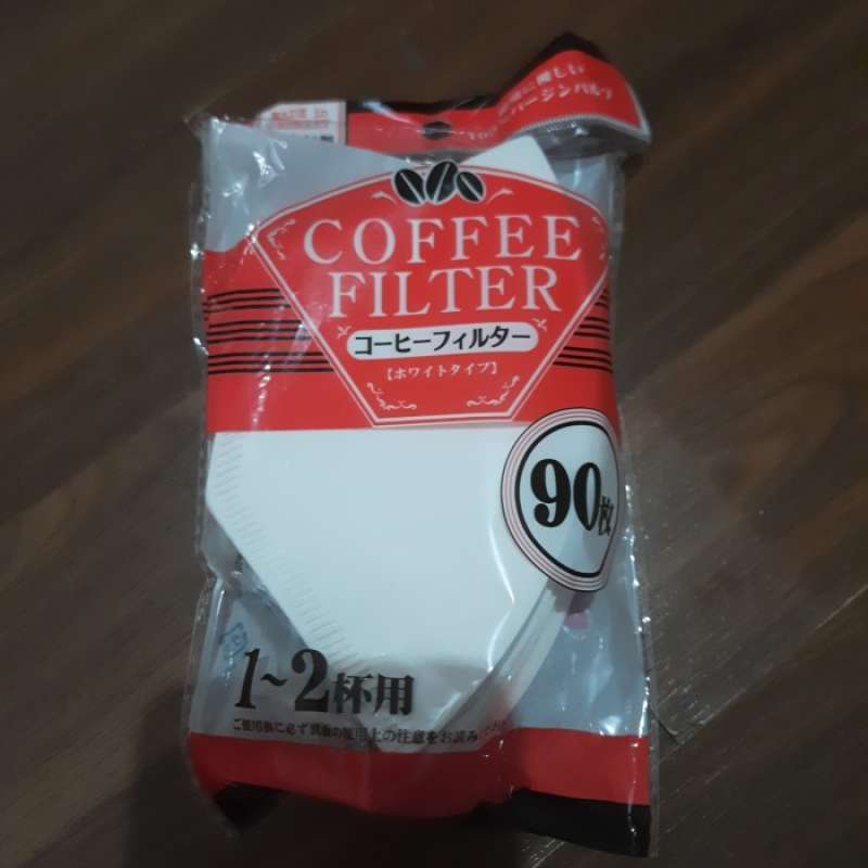Promo Daiso Coffee Filter Paper 90 Lembar 12 Cups Kertas Saring Kopi