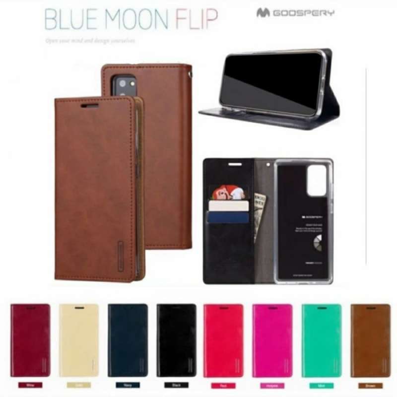 Jual Flip Case Oppo A52 /    A92 Goospery Bluemoon Flip Cover