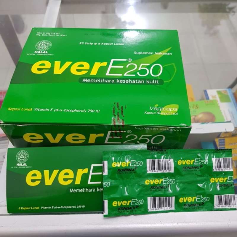 Jual Ever E250 Vitamin E 250IU Strip 6's di Seller BenHidupSehat