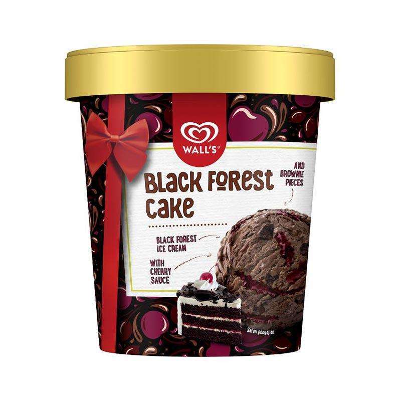 Jual Solo WALL'S Selection Black Forest Ice Cream [410 mL] Black