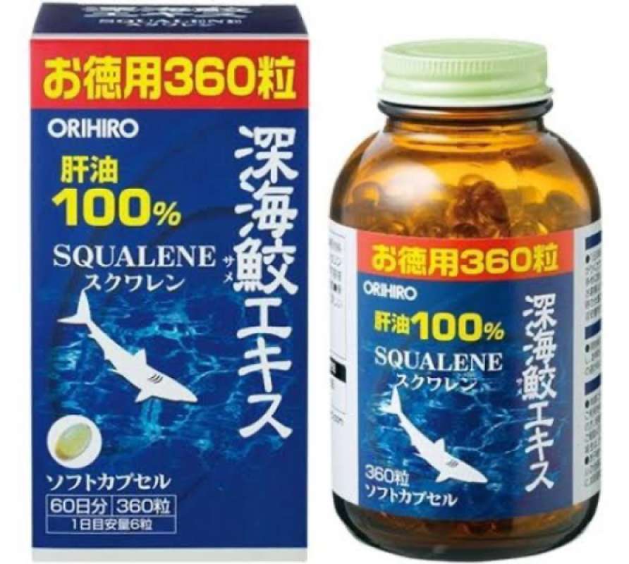 Jual Orihiro Deep Sea Shark Extract Squalene Liver Oil di Seller The Chef and Snack Sumur