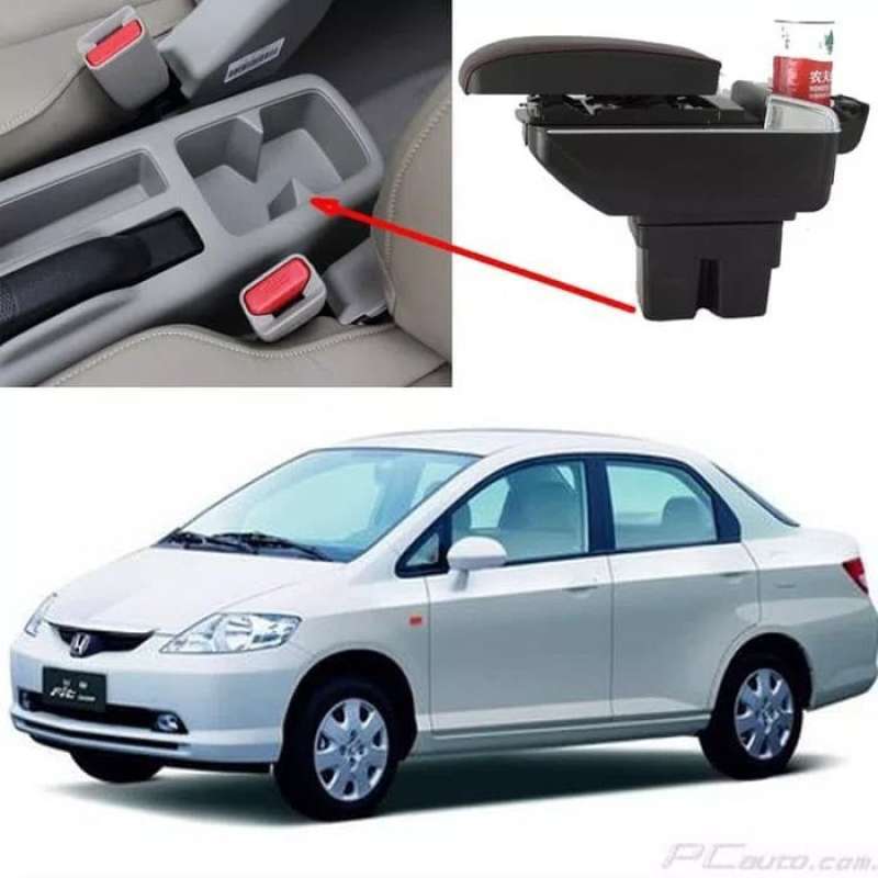 Promo Armrest City Console Box City Armrest Box Honda City USB LED