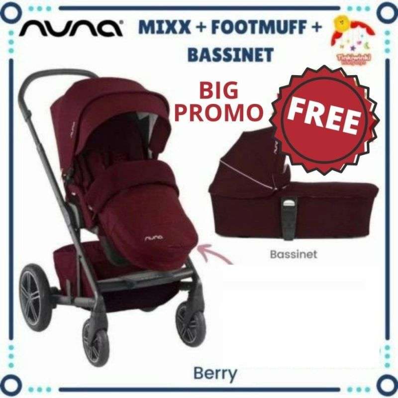 Jual Stroller NUNA MIXX + FOOTMUFF + di Seller TW
