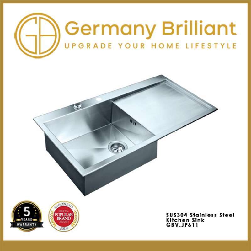 Jual Germany Brilliant Tempat Bak Cuci Piring / Kitchen Sink 1 Lubang