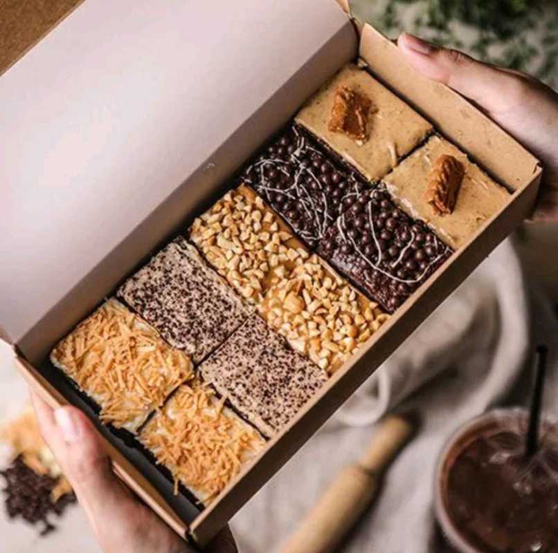 Jual FUDGE BROWNIES DAPUR COKELAT CAKE CHOCOLATE PREMIUM ROTI TART 10 X 20 CM di Seller Raja
